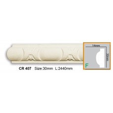 Декоративный молдинг из полиуретана CR 407 (2.44м)*